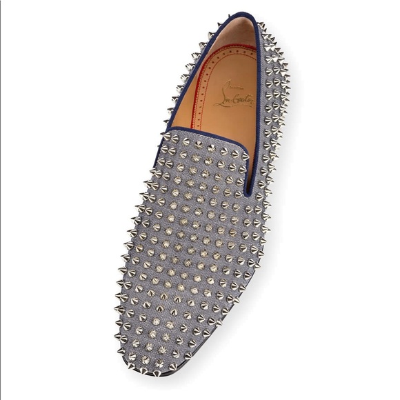 CHRISTIAN LOUBOUTIN DANDELION SPIKES LOAFERS - Picture 2 of 7